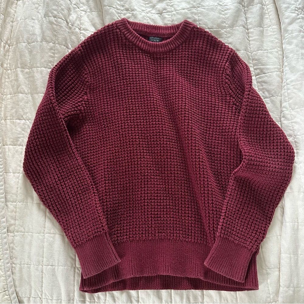 Men's Burgundy Sweater